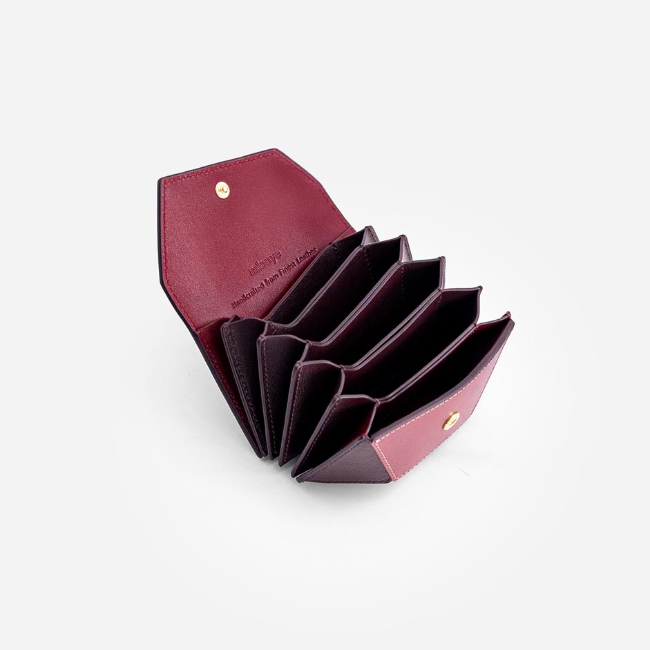 Naomi Mini Wallet - Cranberry