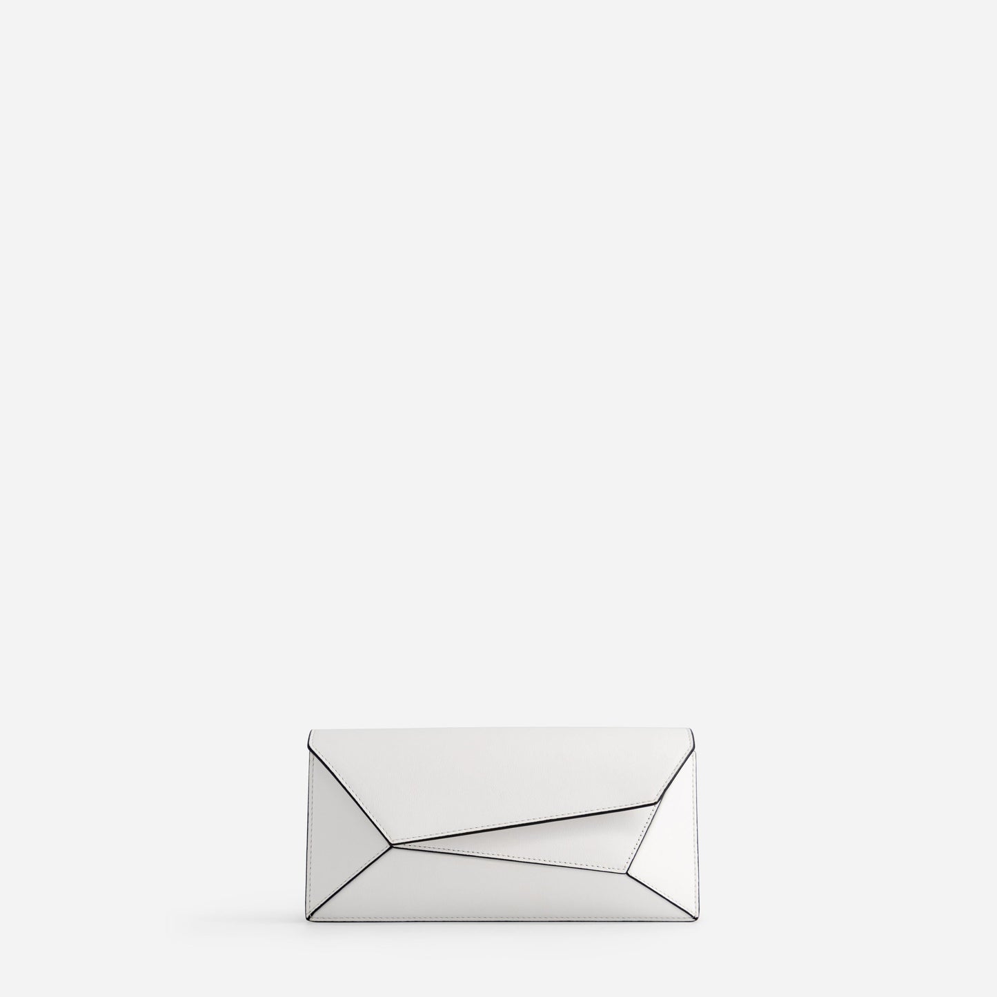 Naomi Long Purse - White