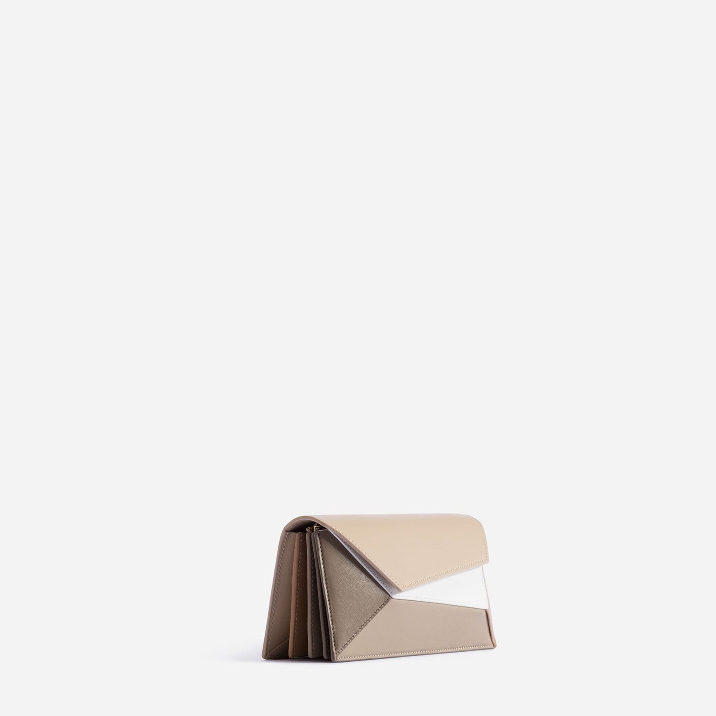 Naomi Long Purse - Milky