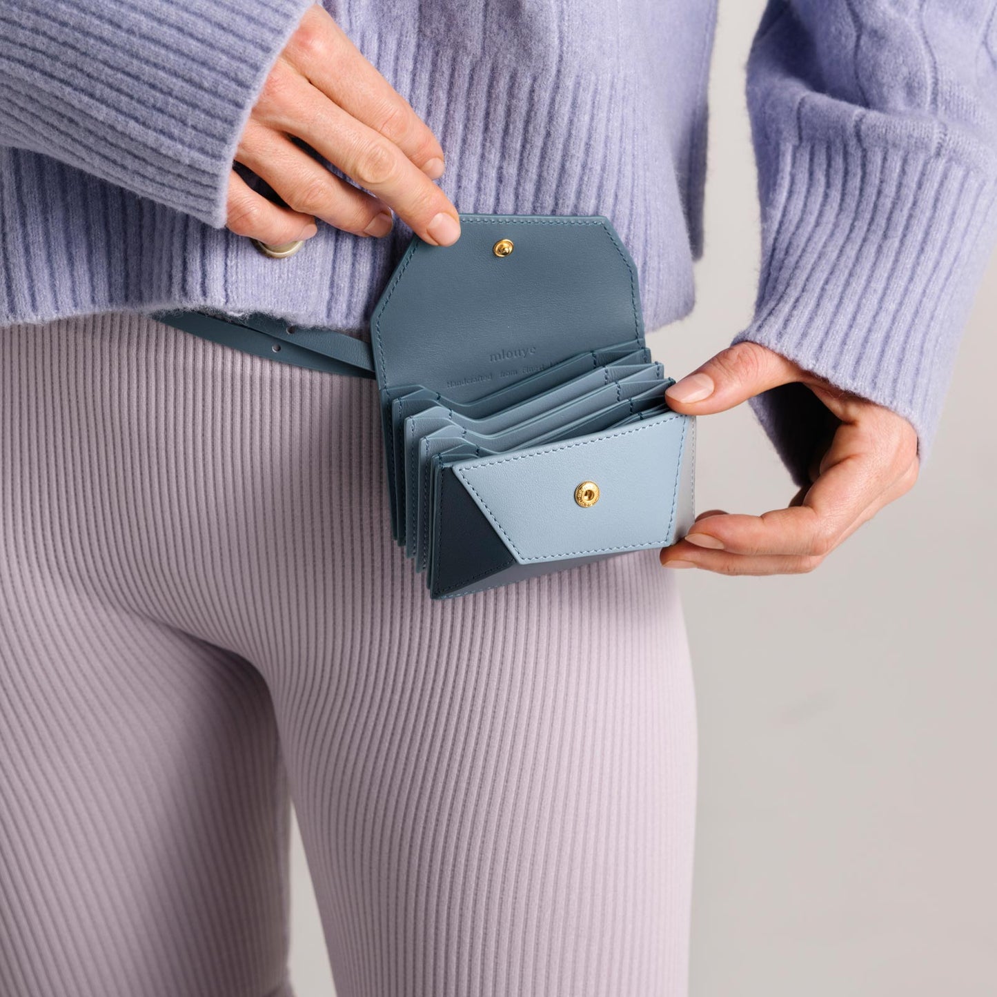 Naomi Mini Wallet - Denim
