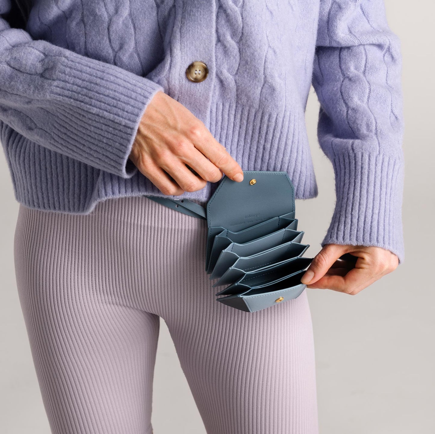 Naomi Mini Wallet - Denim